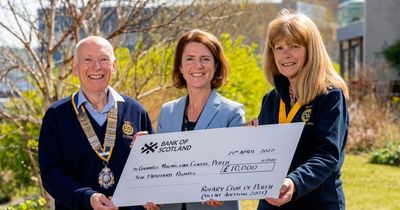 Silent Auction leads to Perth Rotary's £10K cheque for Macmillan care