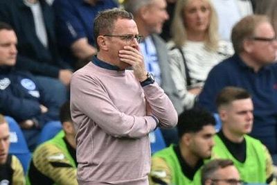 Ralf Rangnick apologises to Manchester United fans after humiliating defeat at Brighton