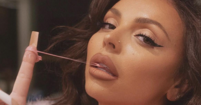 Jesy Nelson is pretty in pink as she poses for seductive shoot in fluffy lingerie