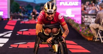 Inspirational paratriathlete Lauren Parker proves 'anything is possible' by completing ironman race