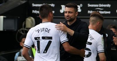 Swansea City's Russell Martin says Joel Piroe has been affected by transfer speculation amid Leicester City links as substitution explained