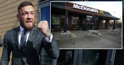 "Starving" Conor McGregor attempts to locate McDonald's for late-night feast