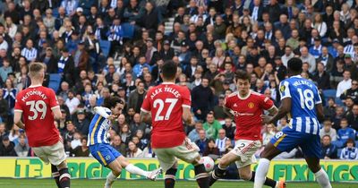 Why Brighton star Marc Cucurella looked upset after scoring vs Manchester United