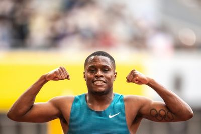 World champ Coleman wins first 100m after ban