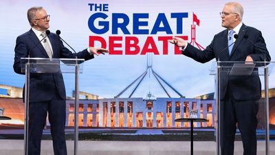 Federal election: Scott Morrison and Anthony Albanese face off in second leaders' debate — as it happened