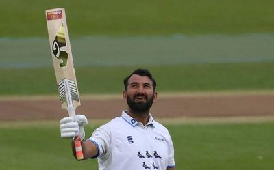 Pujara scores fourth successive ton in county cricket for Sussex