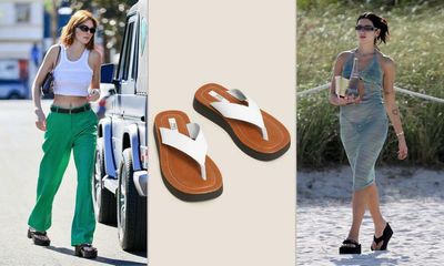 This summer’s shoe: the clompy, stompy ‘flatform’ sandal