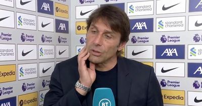 Antonio Conte makes Anfield atmosphere claim after Tottenham peg back Liverpool