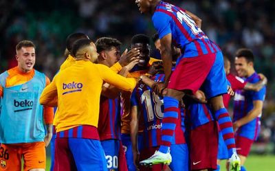 La Liga: Barcelona secure Champions League spot with 2-1 Betis win