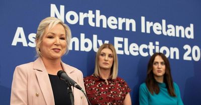 Tory minister appears to rule out Irish border poll after Sinn Fein wins Northern Ireland election