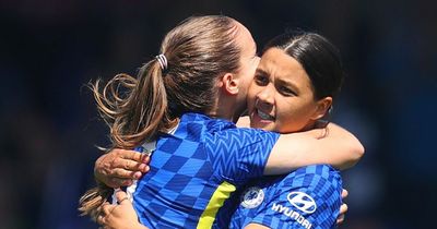 Chelsea win WSL title after Sam Kerr brace as Man Utd miss out on Champions League