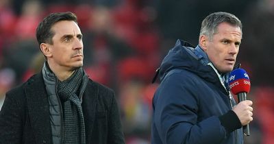 Jamie Carragher calls out Gary Neville over Antonio Conte criticism after Liverpool draw