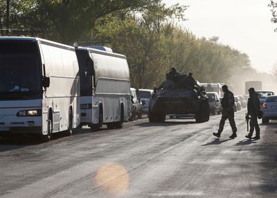 Russian Deputy PM visits ruined Ukrainian city of Mariupol