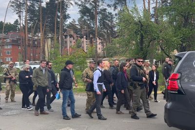 Canadian PM Justin Trudeau visits Irpin in Ukraine, says mayor