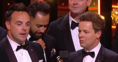 Ant and Dec win BAFTA TV Award for Entertainment Programme after being convinced they'd be beaten