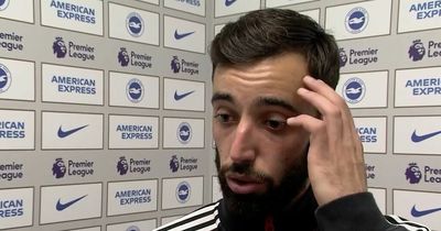 Bruno Fernandes risks wrath of Man Utd supporters with blunt Brighton admission