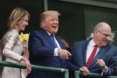 Donald Trump attends $75,000-a-head fundraiser at Kentucky Derby