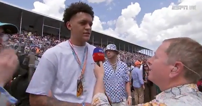 Martin Brundle mistakes basketball star for Patrick Mahomes in Miami GP grid walk gaffe