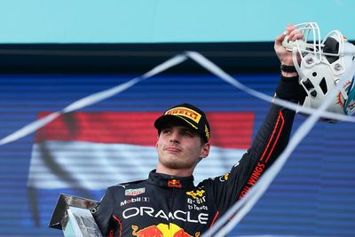 Miami GP: Verstappen holds off Leclerc to win after late SC