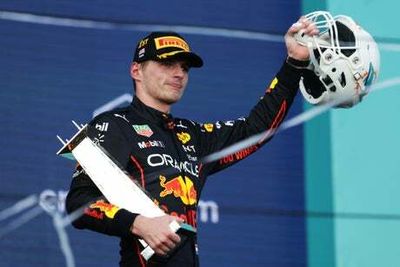 Max Verstappen wins F1 Miami Grand Prix after late safety car drama in battle with Charles Leclerc