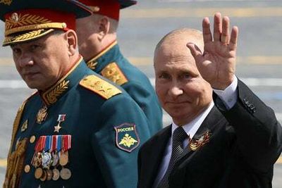 Putin’s regime ‘mirroring fascism and tyranny’ of Nazis and should share same fate, Ben Wallace says on Russia’s ‘Victory Day’