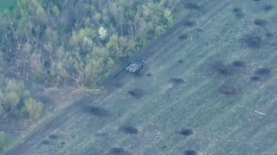VIDEO: Ukrainian Fighters Blast Russian Tank To Bits With One Deadly Shot