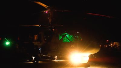 VIDEO: Car-nage: Russian Attack Helicopter Demolishes Ukrainian Armoured Cars