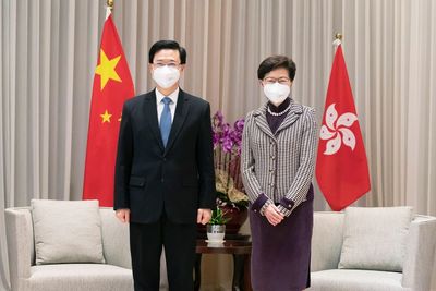 Hong Kong leader says China patriots now firmly in charge