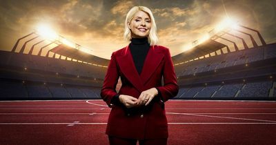 Holly Willoughby poses for seflie with new co-host Freddie Flintoff ahead of The Games on ITV