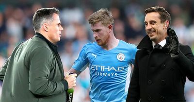 Kevin De Bruyne responds in style to Gary Neville and Jamie Carragher's Champions League digs