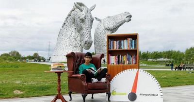 Pop-up library at The Kelpies becomes massive success ahead of 'national reading moment'