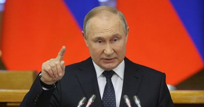 Vladimir Putin claims West 'was planning to invade Russia' as president humiliated during state TV broadcast