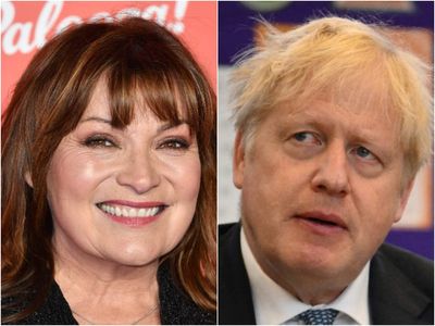 Lorraine Kelly made the best Boris Johnson dig at the Baftas