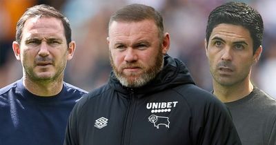 Wayne Rooney tipped to follow path of "fantastic managers" Frank Lampard and Mikel Arteta