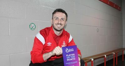 Airdrie star scoops League One Player of the Month after five-goal haul