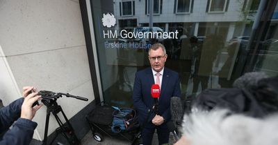 Jeffrey Donaldson says DUP won't nominate ministers to NI Executive after meeting with Brandon Lewis