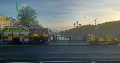 Jet ski crashes into O'Connell Bridge