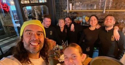 Russell Brand surprises popular Edinburgh brunch spot during sold-out UK tour