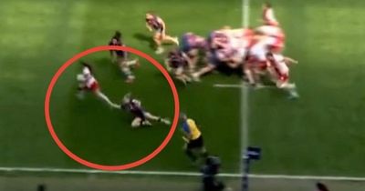 Sublime tap-tackle from Wales star gets David Attenborough treatment