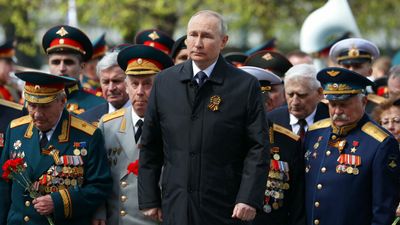 Putin uses anniversary of Europe's WWII victory to justify Ukraine invasion