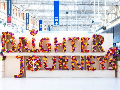 Colourful flower displays to adorn railway stations to boost passengers’ mental health