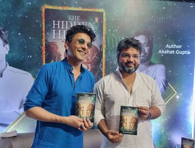Chef Vikas Khanna launches author Akshat Gupta's 'The Hidden Hindu'