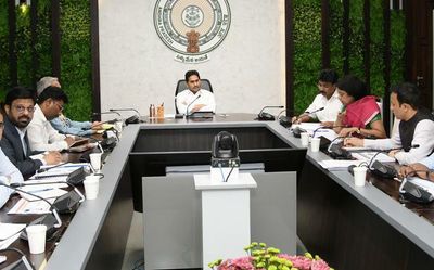 A.P. CM tells officials to repair urban roads on a priority