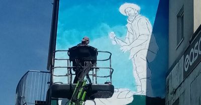 New fisherman mural in Enniskillen to celebrate Fermanagh waterways