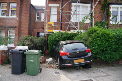 Car smashes into garden of Boris Johnson's London townhouse