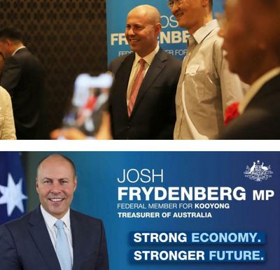 ‘Josh Frydenberg for PM’: stories in Chinese circulating on WeChat are positively gushing over the treasurer