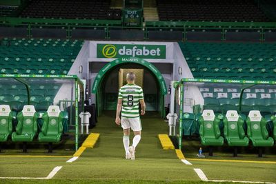 Celtic players and staff pay tribute to 'tremendous' Scott Brown as Parkhead icon retires