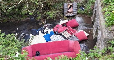 Pile of household furniture dumped in Meath as gardai search for perpetrator