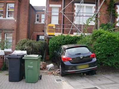 Car crashes into garden of Boris Johnson’s £1.3m south London townhouse