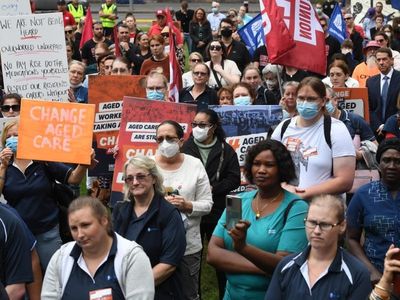 Aged care workers strike in Qld and WA